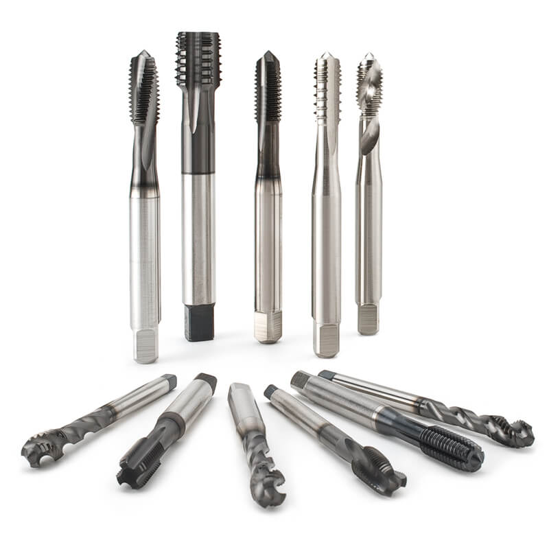 Set Di 2 Guide Per Maschi Filettati – Acciaio Legato Temprato 50-55 HRC, Gambo Zigrinato 12,7 Mm, Molla Regolabile, Per Tornio, Fresa E Alesatrici